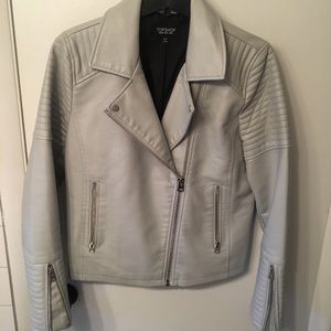 Topshop Vegan Leather Jacket